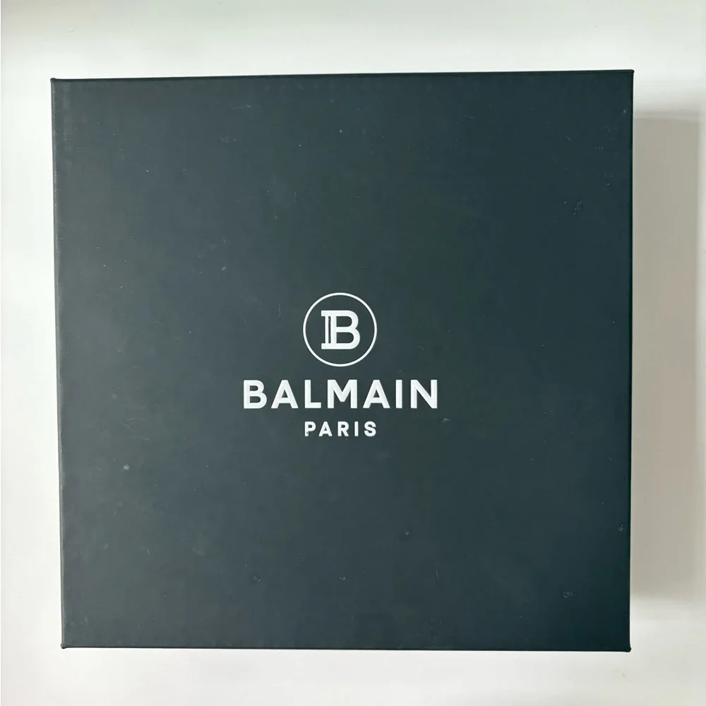 Balmain Noir Belt with Silver Accents - Picture 2 of 7